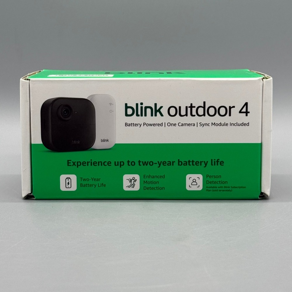 Blink Outdoor 4 Wireless Security Camera System w/ Sync Module 1080p New NIB